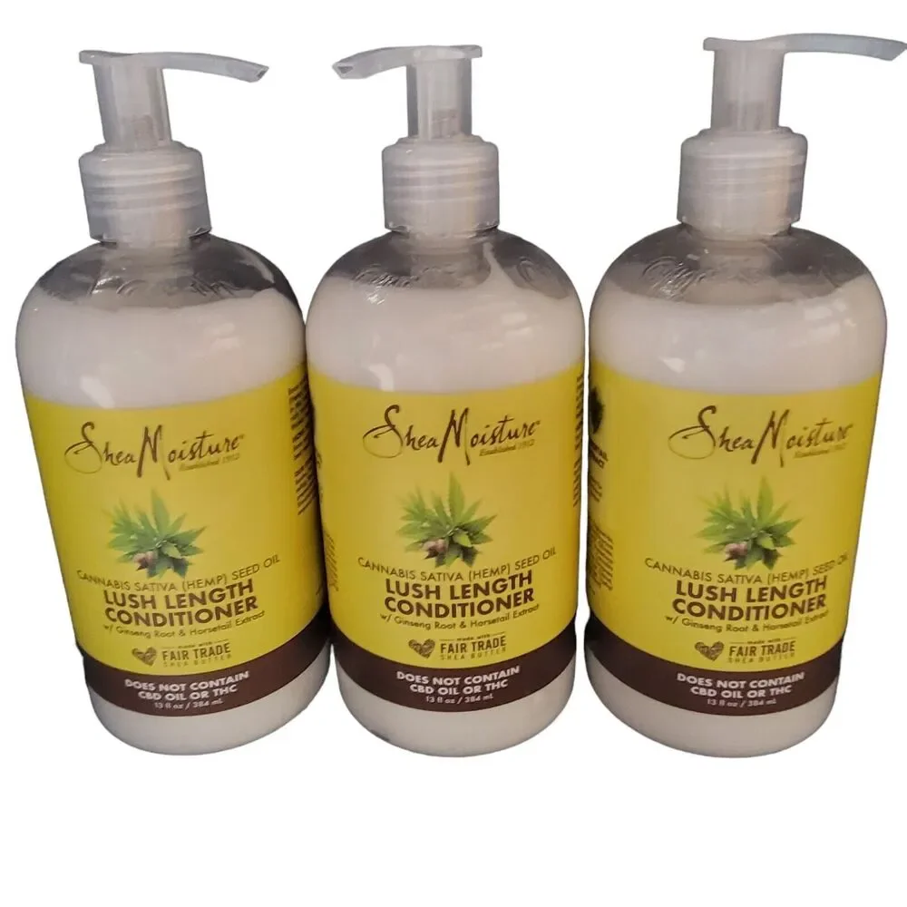 3‎ Shea Moisture Lush Length Conditioner Hemp Seed Oil 13 fl oz